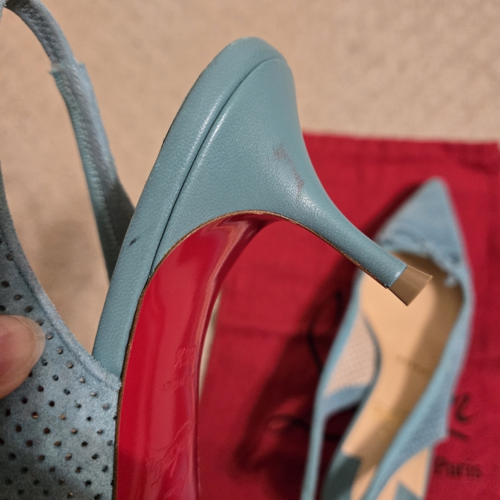 Christian Louboutin Hall Sling Shoes - Picture 6 of 11